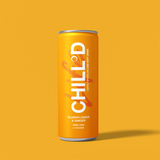 6 Pack Elderflower & Ginger CBD Drink
